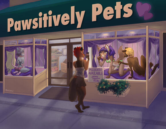 illustration with background